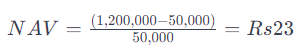 NAV Calculation Example 2