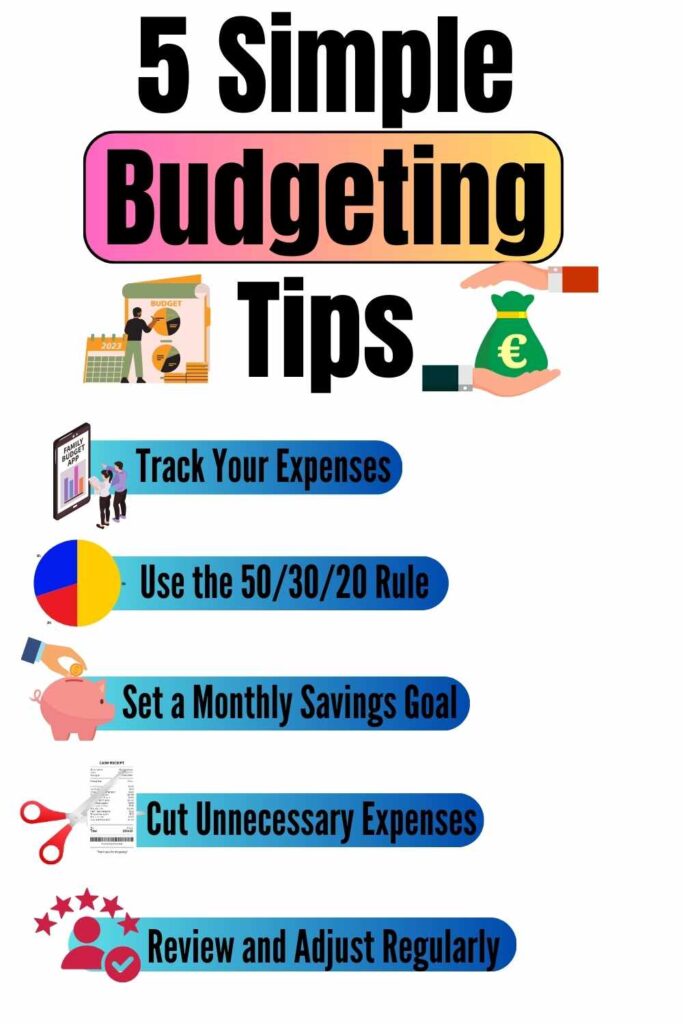 5 Simple Budgeting Tips