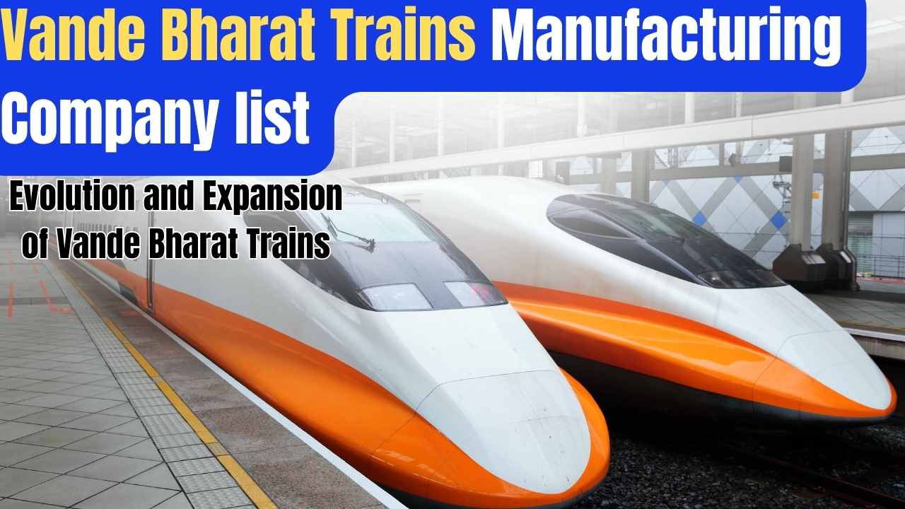 Vande Bharat Trains Manufacturing Company list- Evolution and Expansion of Vande Bharat Trains